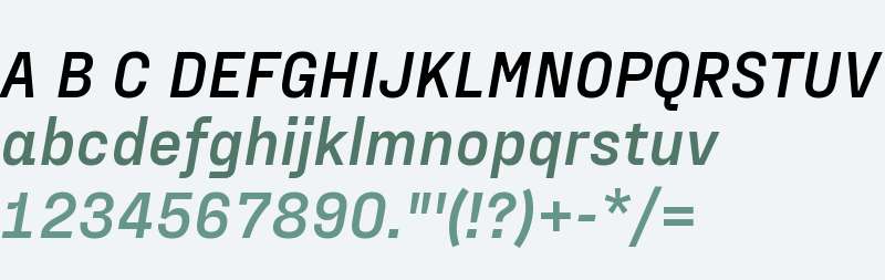 PP Fraktion Sans Italic