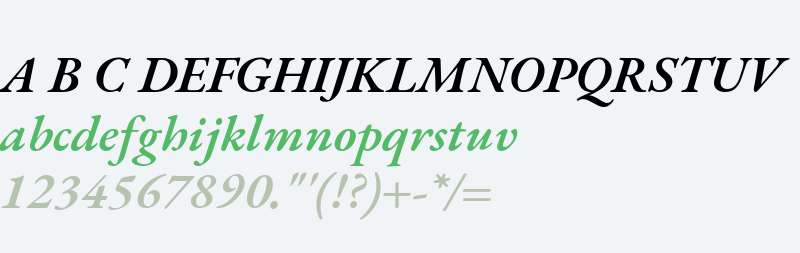 EB Garamond SemiBold Italic