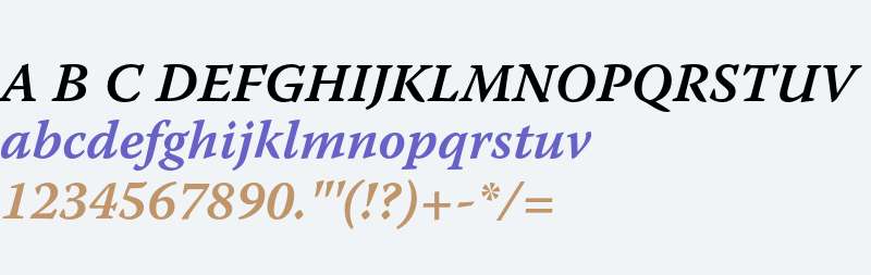 Warnock Pro Semibold Italic Caption