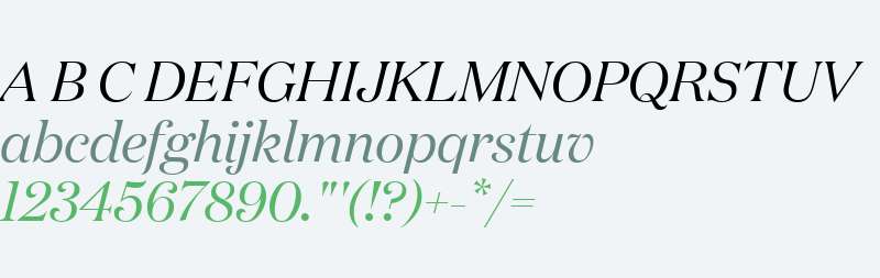 Domaine Display Italic