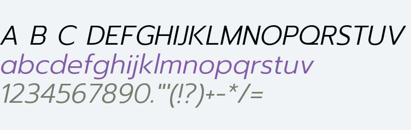 Prompt Light Italic