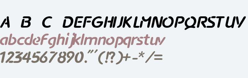 Advance W00 Bold Italic