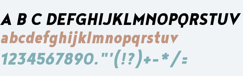 NoyhGeometricSlim-HeavyItalic