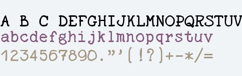 zai Pencil Typewriter