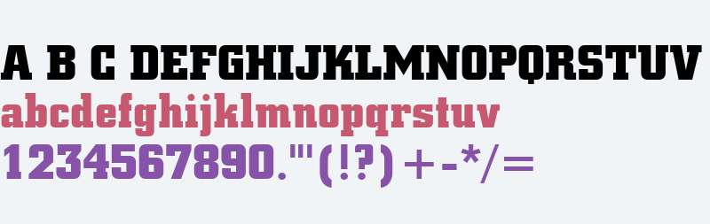 SquareSlab711 Bd BT Bold