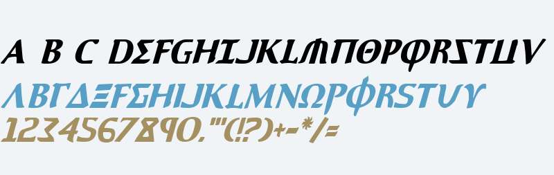 Aegis Condensed Italic