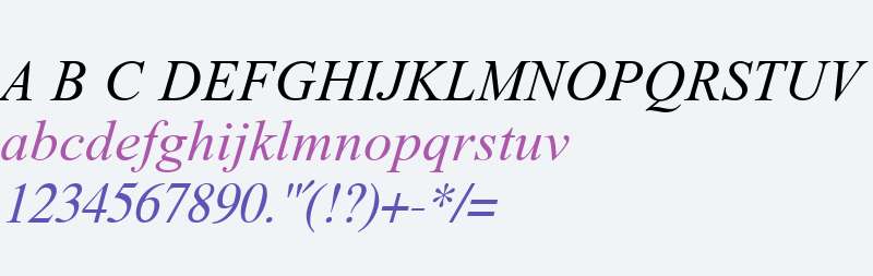 ArTarumianMatenagir  Italic