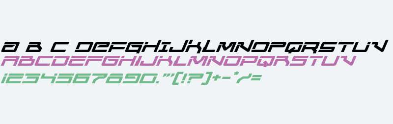 United Planets Expanded Italic