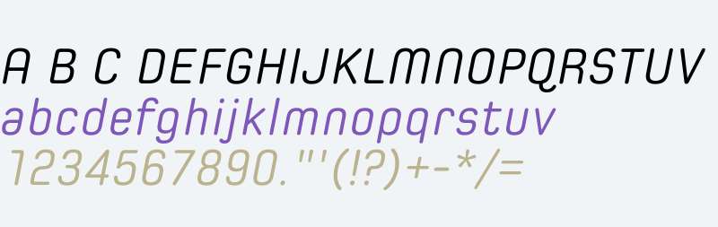 Spoon W03 Regular Italic