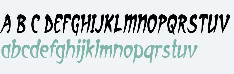 DeepShadows-CondensedItalic