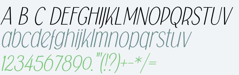 Falkin Sans Italic W03 Regular