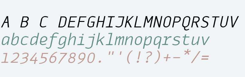 MonoxLightItalic