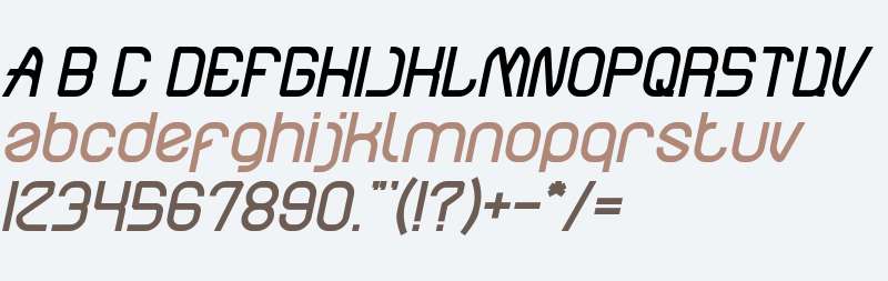 Electro Static Rain Bold Italic