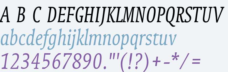 Galena W00 Cond Italic