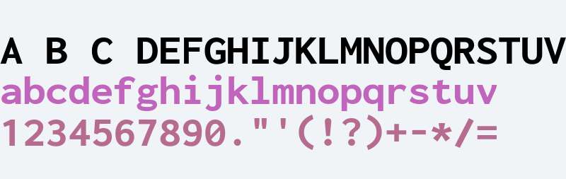 Inconsolata SemiExpanded ExtraBold