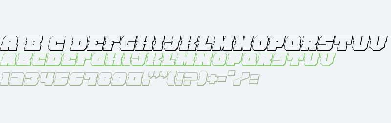 Kittrick 3D Italic