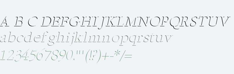 Indent Italic