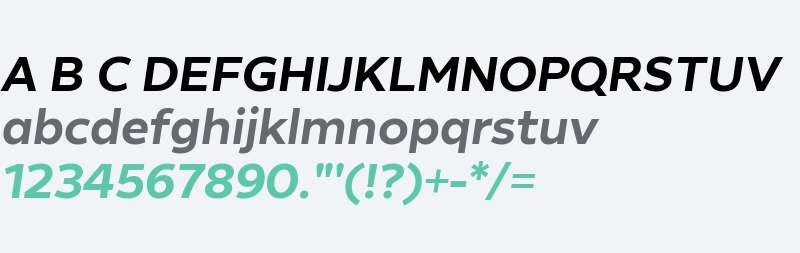 Helios Antique Bold Italic