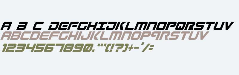 Gunship Condensed Ital