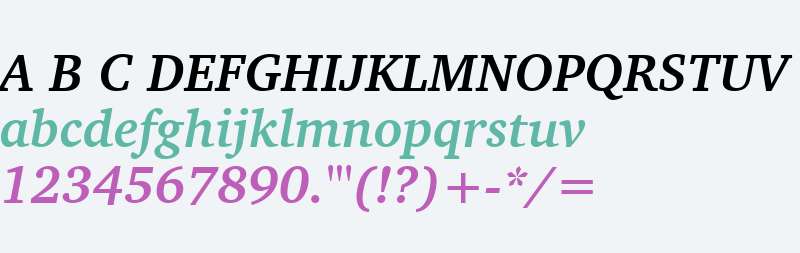 Charter Bold Italic BT V1