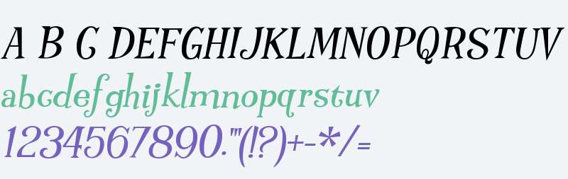 Pink Martini W01 Italic