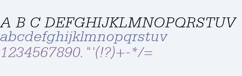 Centric Light SSi Light Italic
