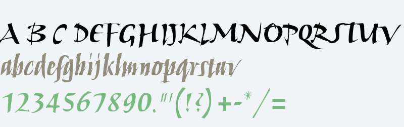 Humana Script ITC W01 Bold