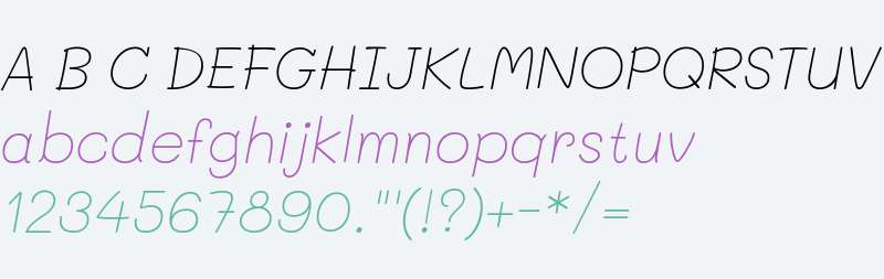 Mali ExtraLight Italic