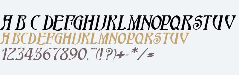 NouveauExtended  Bold Italic