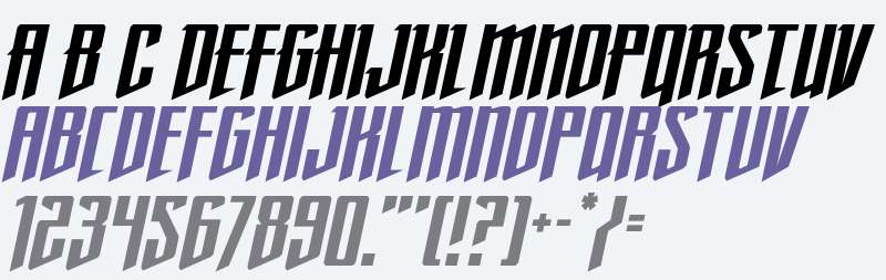 Justice Fighters Italic