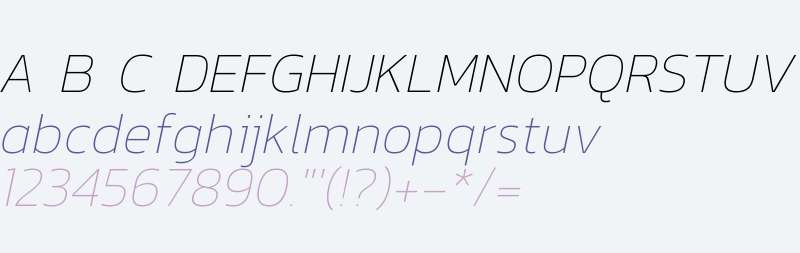 Dizhitl Thin Italic