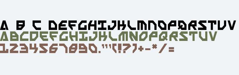 Scarab Script Bold V1