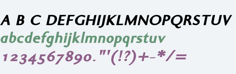 Ela Sans W01 Black Italic