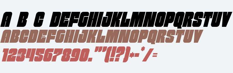 Funk Machine Condensed Italic