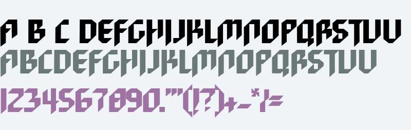 Cyberwar Typeface