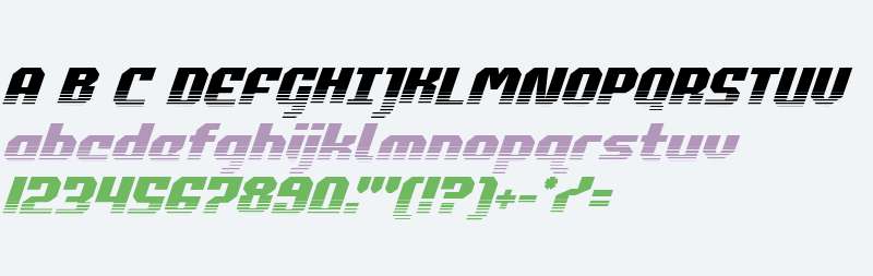 Commonwealth Halftone Italic