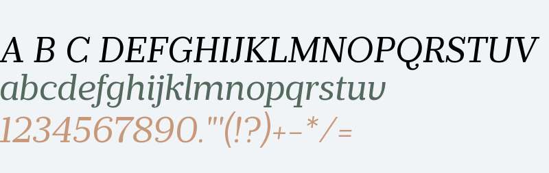 Prumo Slab W00 Book Italic