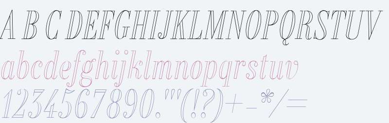 Alias Didot Outline W00 Lt It