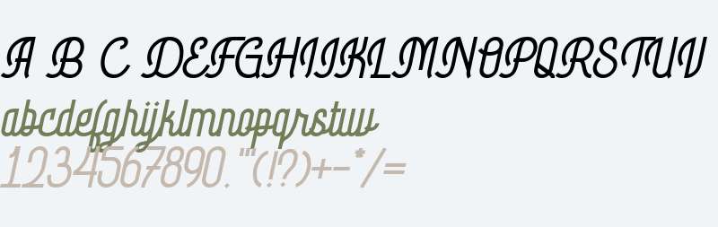 Byemalkan Italic Demo Italic