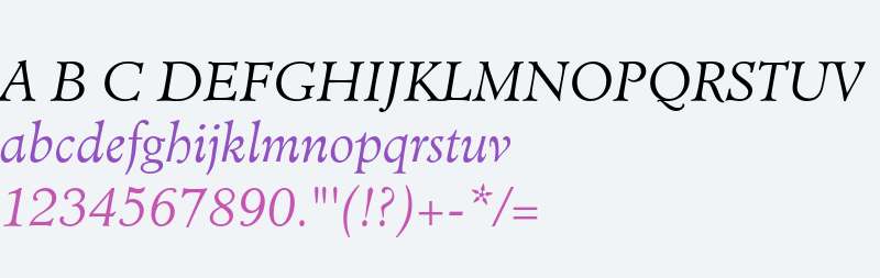 Minister Light Italic