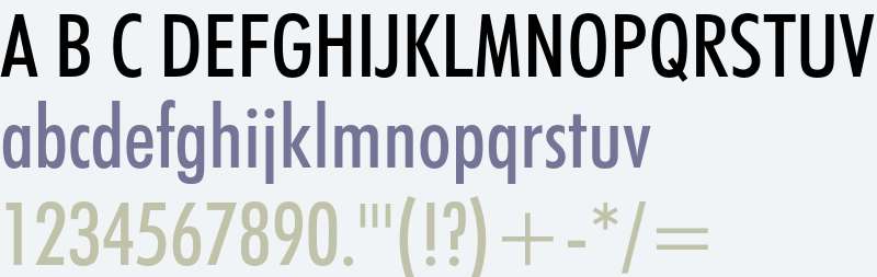 Futura Medium Condensed