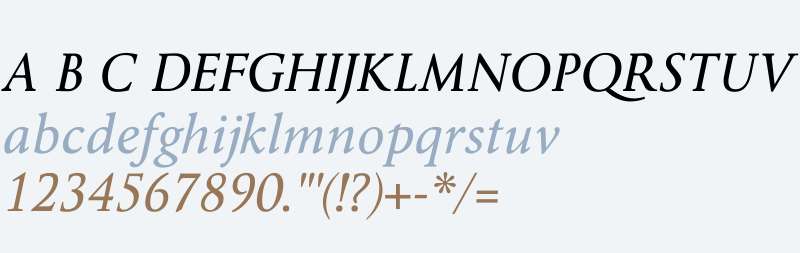 Byington W00 Italic