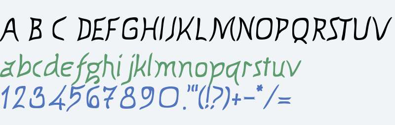 KnewFontWaisted Bold