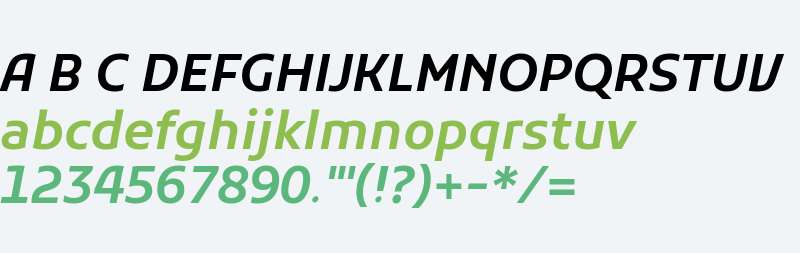 Kufam SemiBold Italic