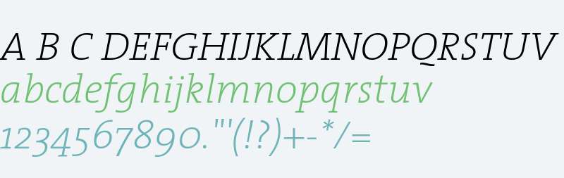TheSerifExtraLight-Italic