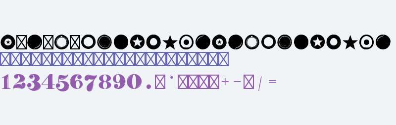 Dauber Hand Numerals