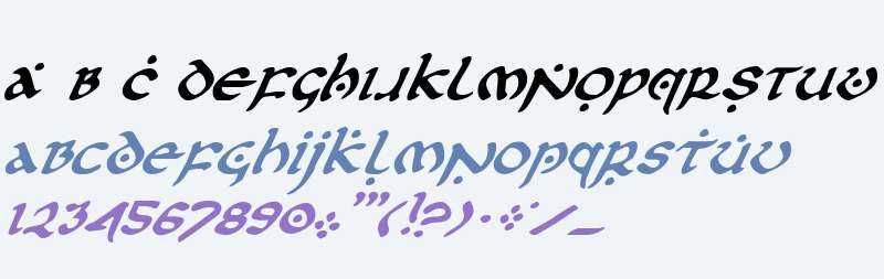 First Order Italic V1