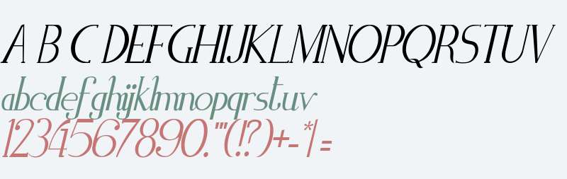 Zorus Serif Italic