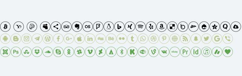 Icons Social Media 2