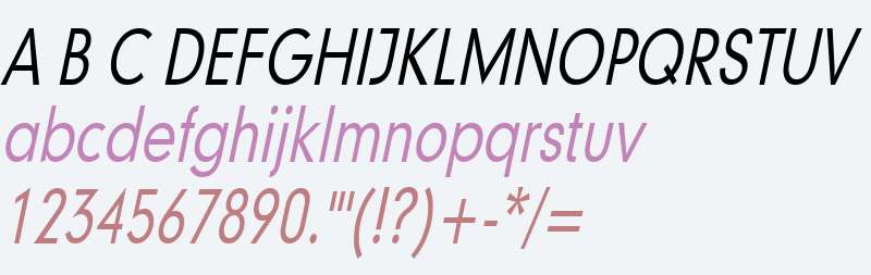 Geo 579 Thin Italic